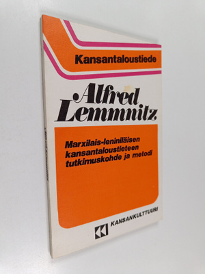Alfred Lemmnitz : Marxilais-leniniläisen kansantaloustiet...