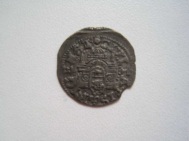 RIGA SHILLING 1577/ LL.  132