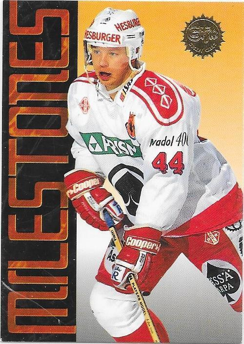 1995-96 SISU Milestones #184 Harri Laurila ÄSSÄT