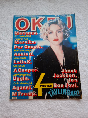 Lehti OKEJ! No 2 - 1990 Alice Cooper ym.