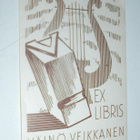 Ex Libris - Väinö Veikkanen, käyttämätön - pikkukuva 1
