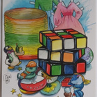 "RUBIKIN KUUTIO"-POSTIKORTTI - pikkukuva 1