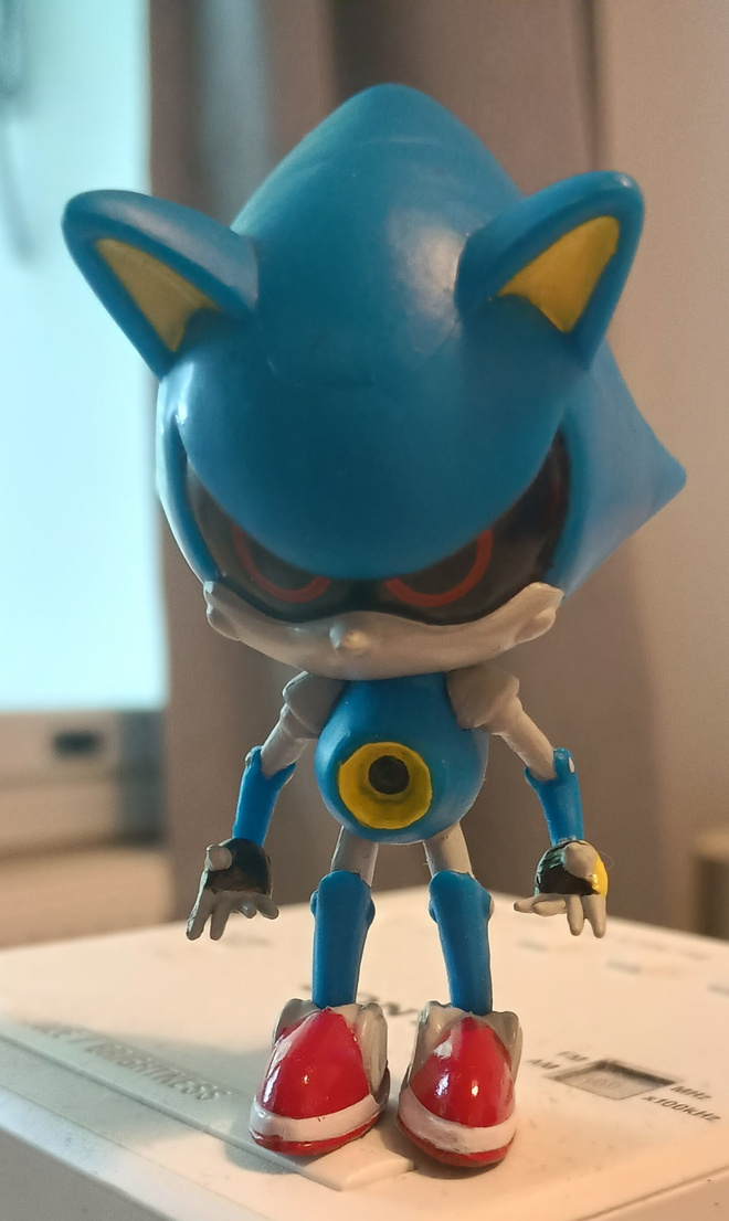 Sonic the Hedgehog Mini Morphed Metal Sonic Figure - Jazware