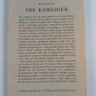 Titus Maccius Plautus : Tre komedier - pikkukuva 2