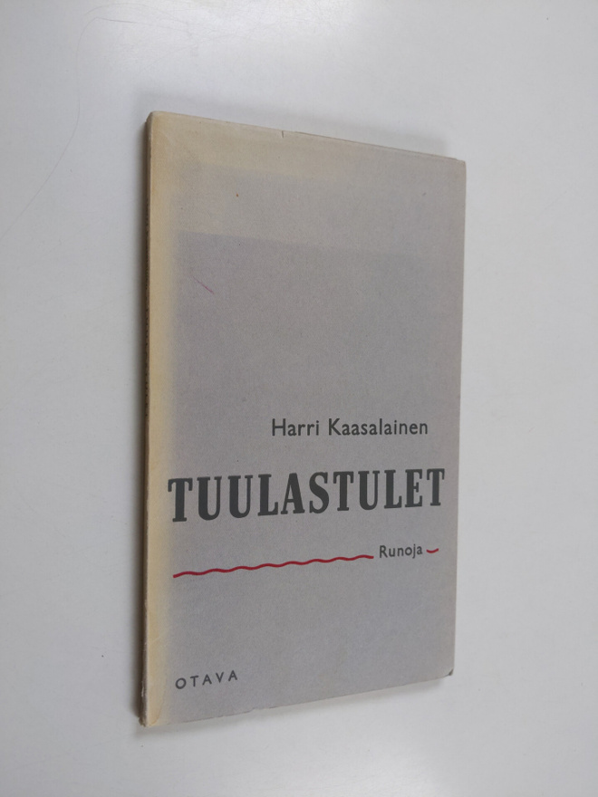 Harri Kaasalainen : Tuulastulet : runoja (lukematon)