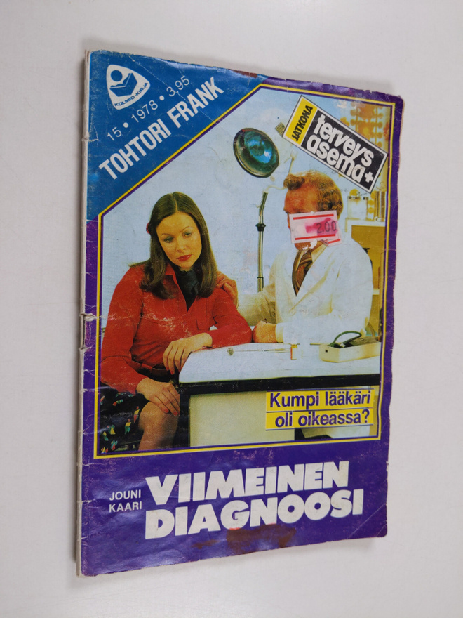 Jouni Kaari : Tohtori Frank 15/1978 : Viimeinen diagnoosi