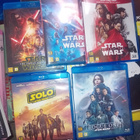 5 kpl erilaisia Star Wars Blu-ray elokuvia ( S - pikkukuva 1