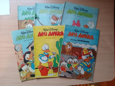 Aku Ankka lehtiä vuodelta 1985