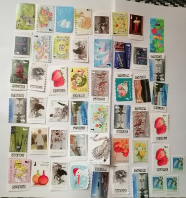 Ohileimattuja ikimerkkejä 50 kpl pestyjä