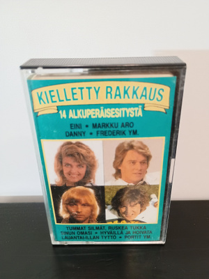 KIELLETTY RAKKAUS 14 ALKUPERÄISESITYSTÄ C-KASETTI