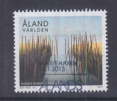 Åland 2013 taidemuseo ep. leimalla.