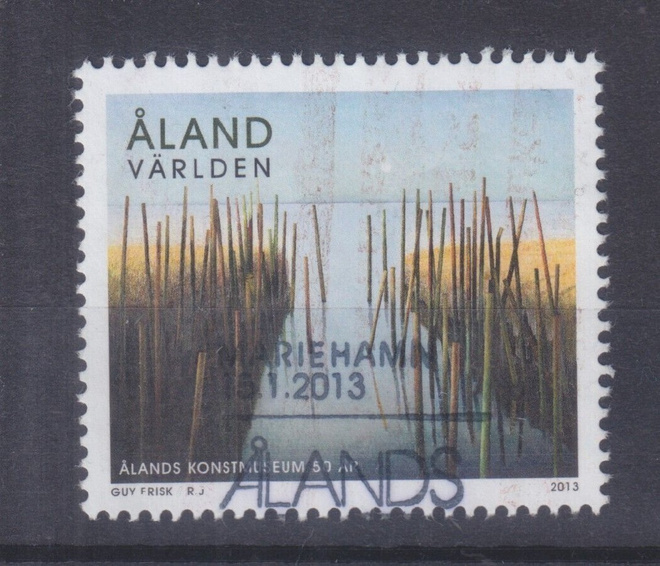 Åland 2013 taidemuseo ep. leimalla.
