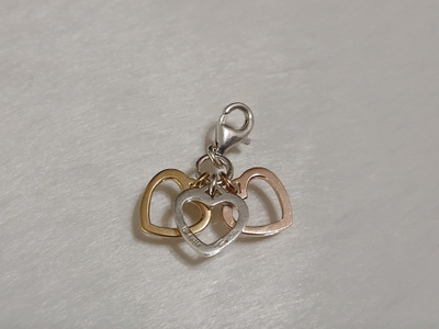 Hopea Thomas Sabo kullattu sydän hela Charm