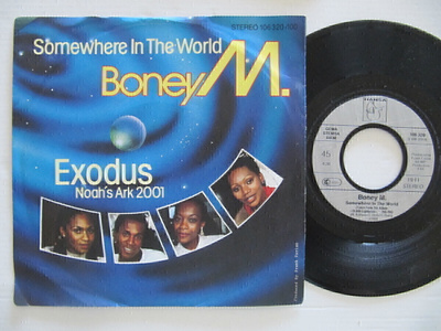 Boney M. Somewhere In The World / Exodus 7" sinkku