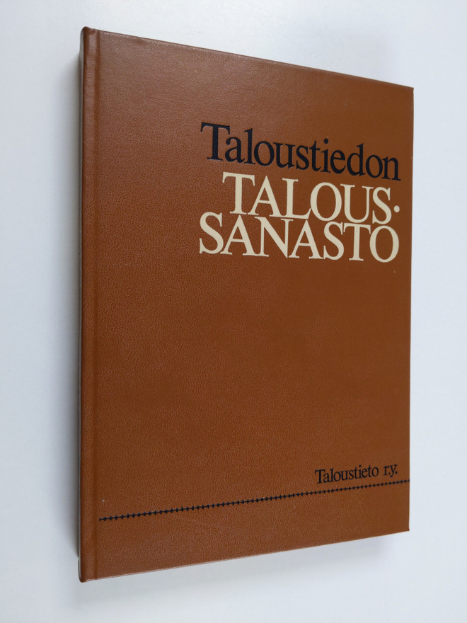 Taloustiedon taloussanasto
