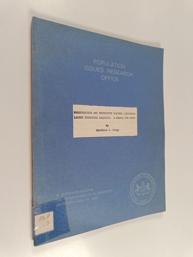 Clifford C. Clogg : Unrestricted and restricted maximum l...