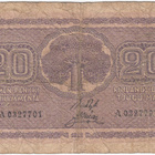 20 Markkaa 1922 A-sarjaa, kl.2 - pikkukuva 1