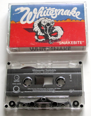 WHITESNAKE Snakebite C-KASETTI 8-biisiä