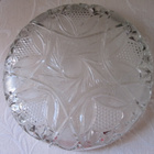 IITTALA vanha lasinen tarjoilulautanen halk. 25 cm - pikkukuva 2