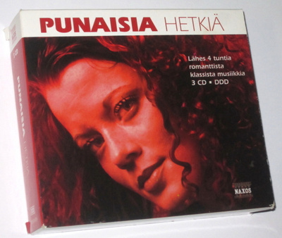 Punaisia hetkiä - lähes 4 h  romanttista klassista - 3CD