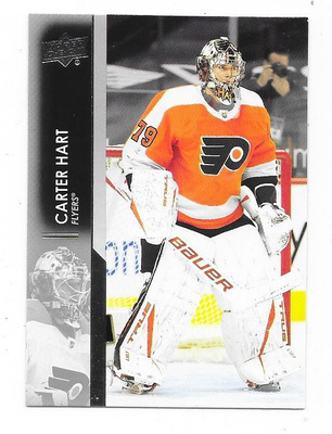 2021-22 Upper Deck #135 Carter Hart , Philadelphia Flyers MV