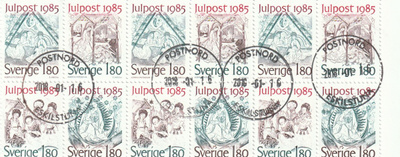 RUOTSI 1985 - Fa 1339/40 VIHKOLEHTI  LEIMATTUNA