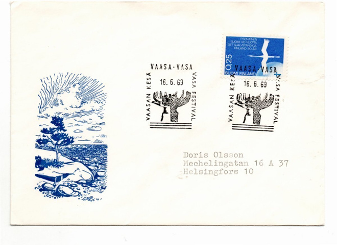 Vaasa: Vaasan kesä  (erikoisleima 16.6.1969)