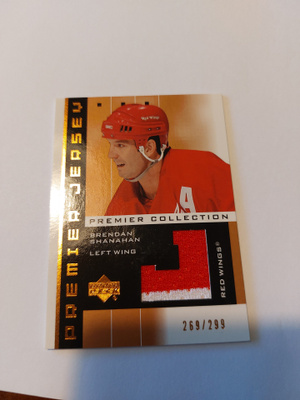 2002-03 UD Premier Collection JSY #BS Brendan Shanahan /299