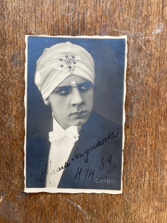 KAARLO ANGERKOSKI, SIGNEERATTU VALOKUVA, 4.4.1939