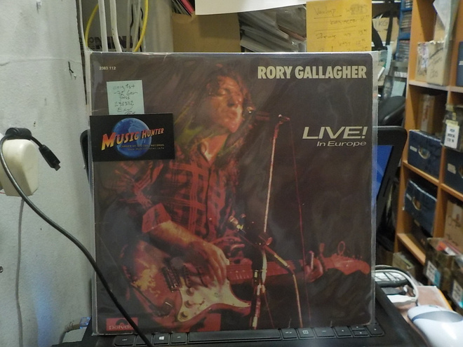RORY GALLAGHER - LIVE! IN EUROPE LP GER -72 PRESS EX-/EX