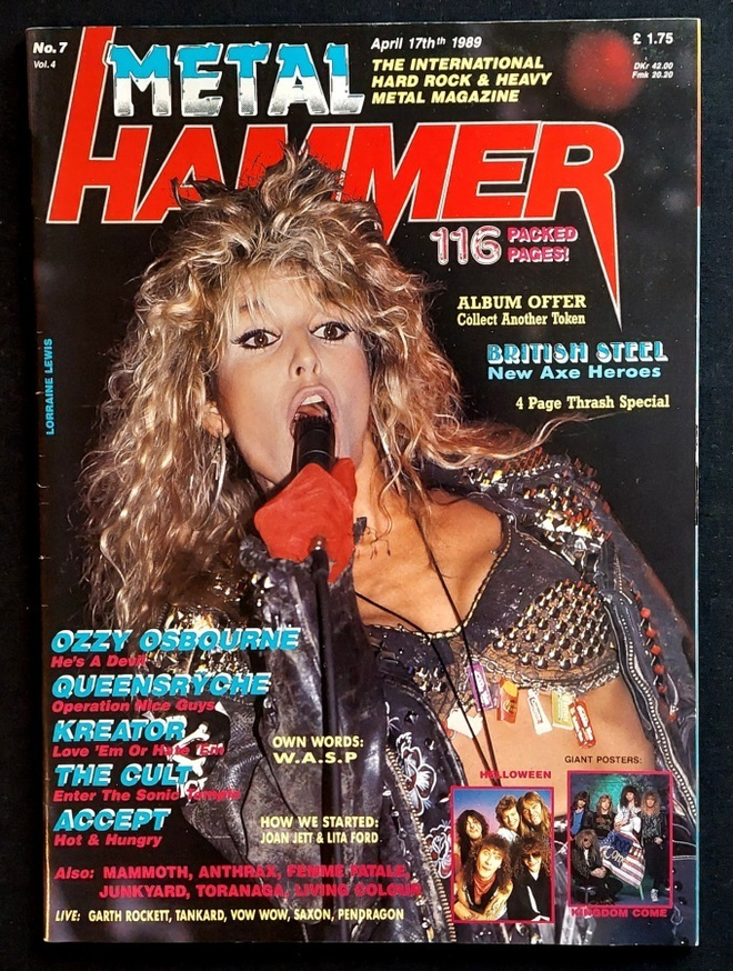 Metal Hammer 1989 : Helloween , Dream Theater , Accept