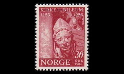Norja 383 ** Kirkko 800v (1953)