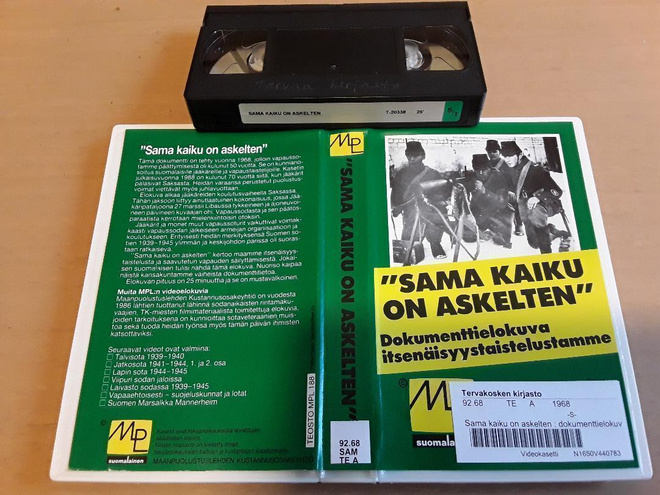 "Sama kaiku on askelten" - SFX VHS (MP Suomalainen)