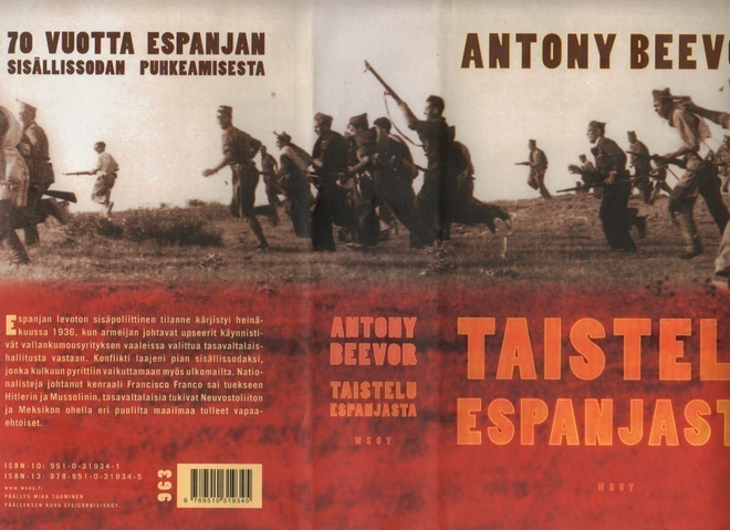 Beevor: Taistelu Espanjasta, WSOY 2006, 1.p., skp, K3 +