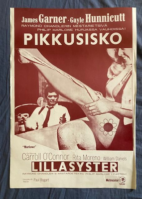 Pikkusisko/Marlowe. Elokuvajuliste.