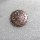 10 penniä 1876 kulkenut siisti raha, kl 7-8 - pikkukuva 1