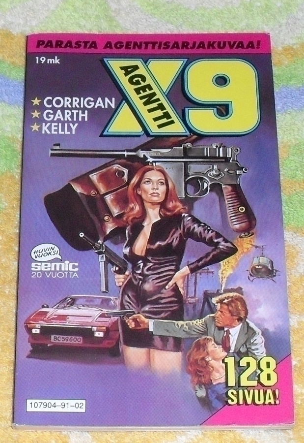 Agentti X9 pokkari 2 / 1991