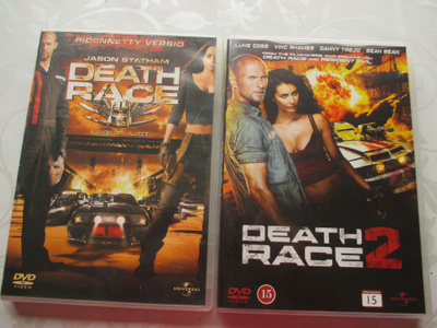 KUOLON AJOT DEATH RACE 1 & 2 JASON STATHAM DVD