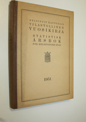 Helsingin kaupungin tilastollinen vuosikirja 1951 = Stati...