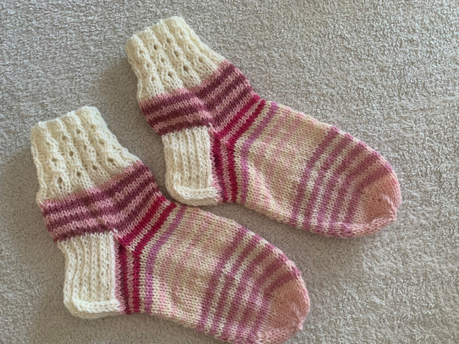 Vaahtokarkki villasukat koko 38-40