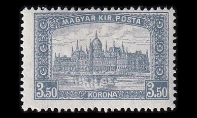 Unkari 356 * Parlamenttitalo 3.50 Kr (1921)