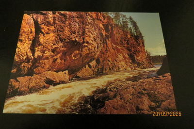KUUSAMO KIUTAKÖNGÄS 1990 KULKENUT KORTTI