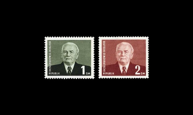 DDR 342-3 ** Presidentti Pieck (1953)