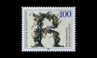 Saksa 1446 ** Riesling-rypäleen viljely 500v (1990)