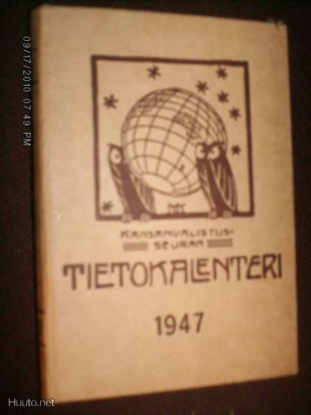 Kansanvalistusseuran Tietokalenteri 1947 (Sis.pk:t)