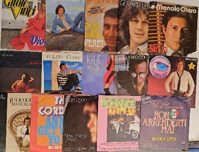 Sinkku 7" Paketti 30 kpl Ulkomainen Pop 70/80-Luku
