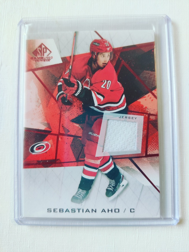 Sebastian Aho - 21-22 SP Game-Used Jersey