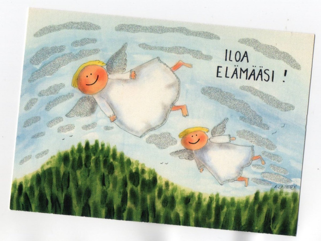 °°ILOA ELÄMÄÄSI!°° -KORTTI /Lentävä Lammas (KIMALLE)