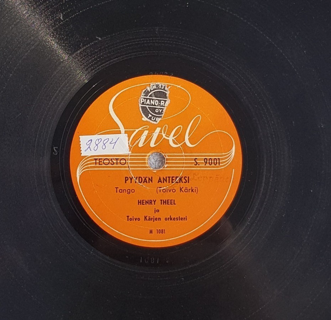 Savikiekko 1948 - Henry Theel - Sävel S. 9001