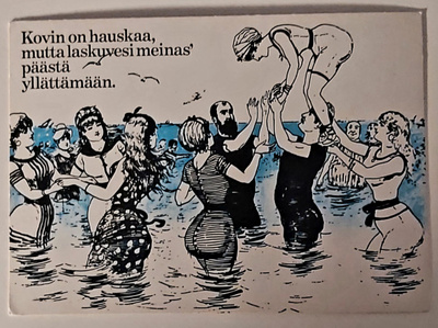 "Postipankin mainoskortti"-KULKEMATON